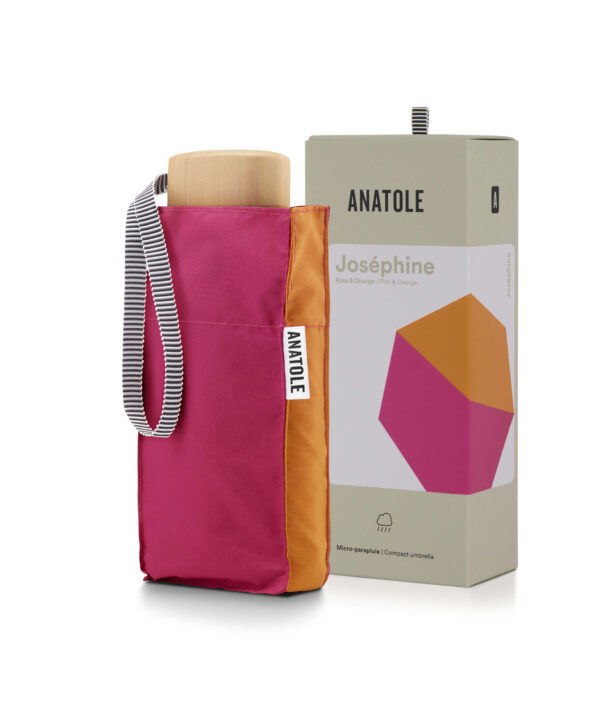 Mini-parapluie rose-orange ANATOLE josephine