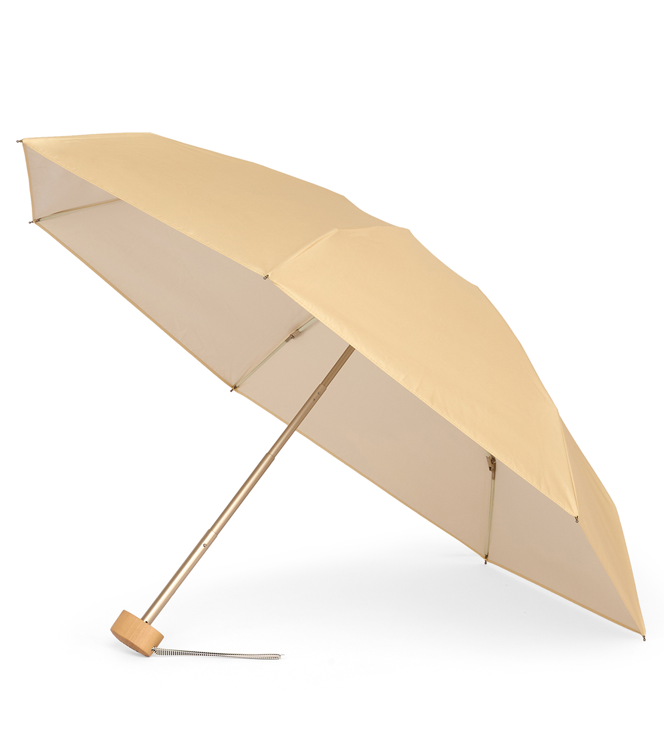 UV protection compact umbrella - Sun & Rain - Linen Yellow - LUMEN - Image 4