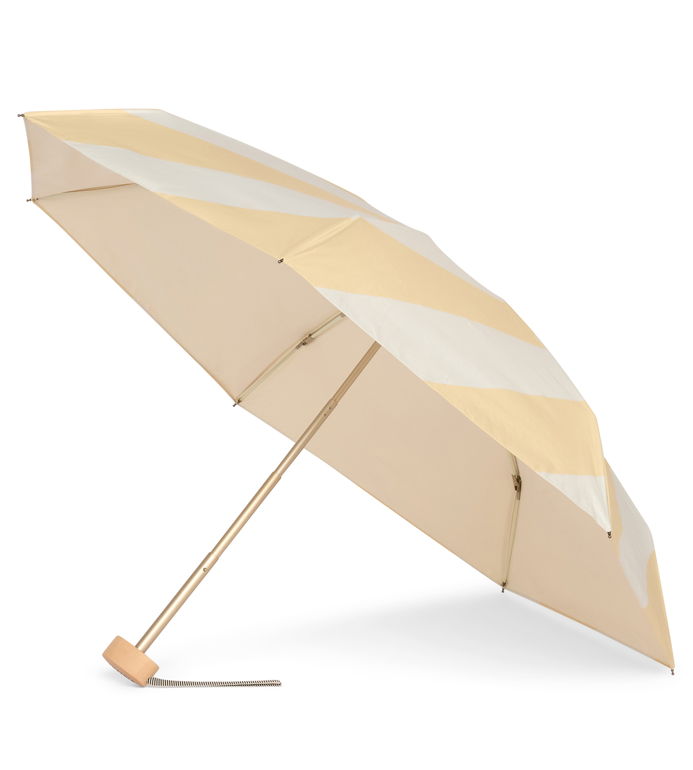 Mini parapluie-ombrelle anti-UV double protection - Swirl Jaune Lin - SOLARIS – Image 4
