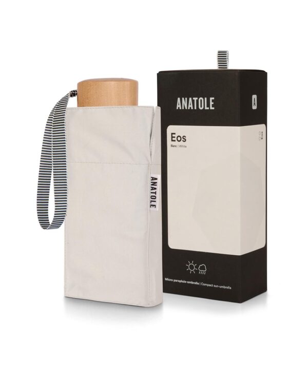 UV protection compact umbrella - Sun & Rain - White - EOS
