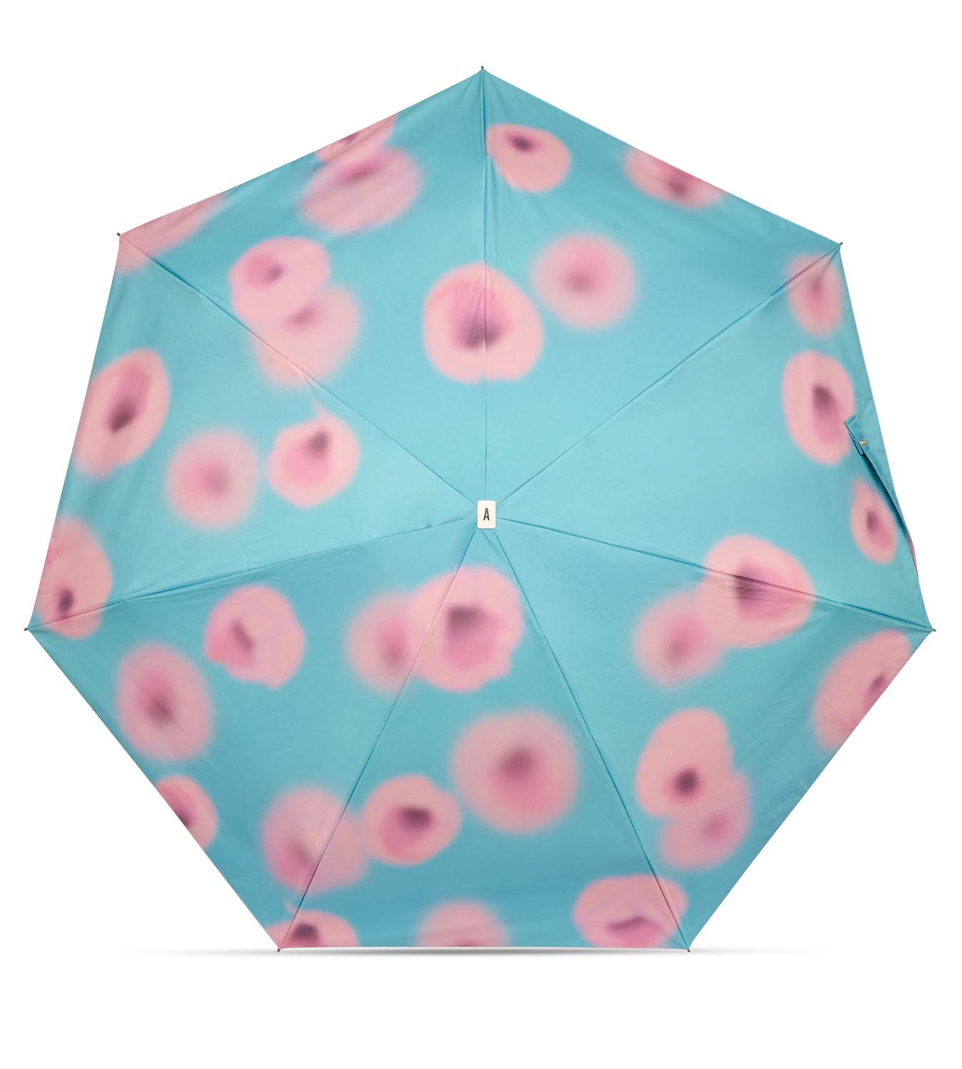 UV protection compact umbrella - Sun & Rain - Pink Tulips - PYXIS - Image 2
