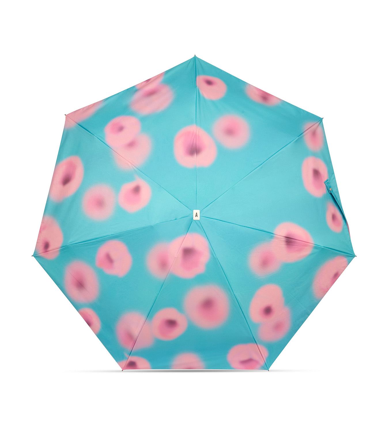 Mini parapluie-ombrelle anti-UV double protection - Tulipes Roses - PYXIS – Image 2