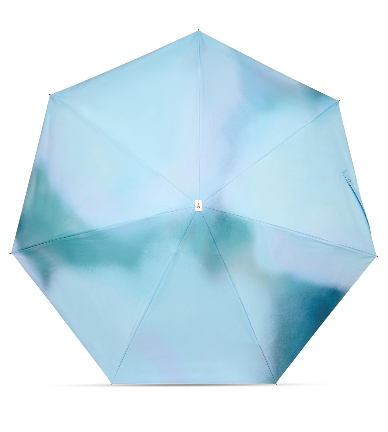 UV protection compact umbrella - Sun & Rain - Blue Tie &Dye - QUASAR - Image 2