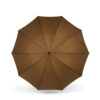 Grand parapluie droit classique caramel - 10 baleines - AUGUSTINE – Image 2